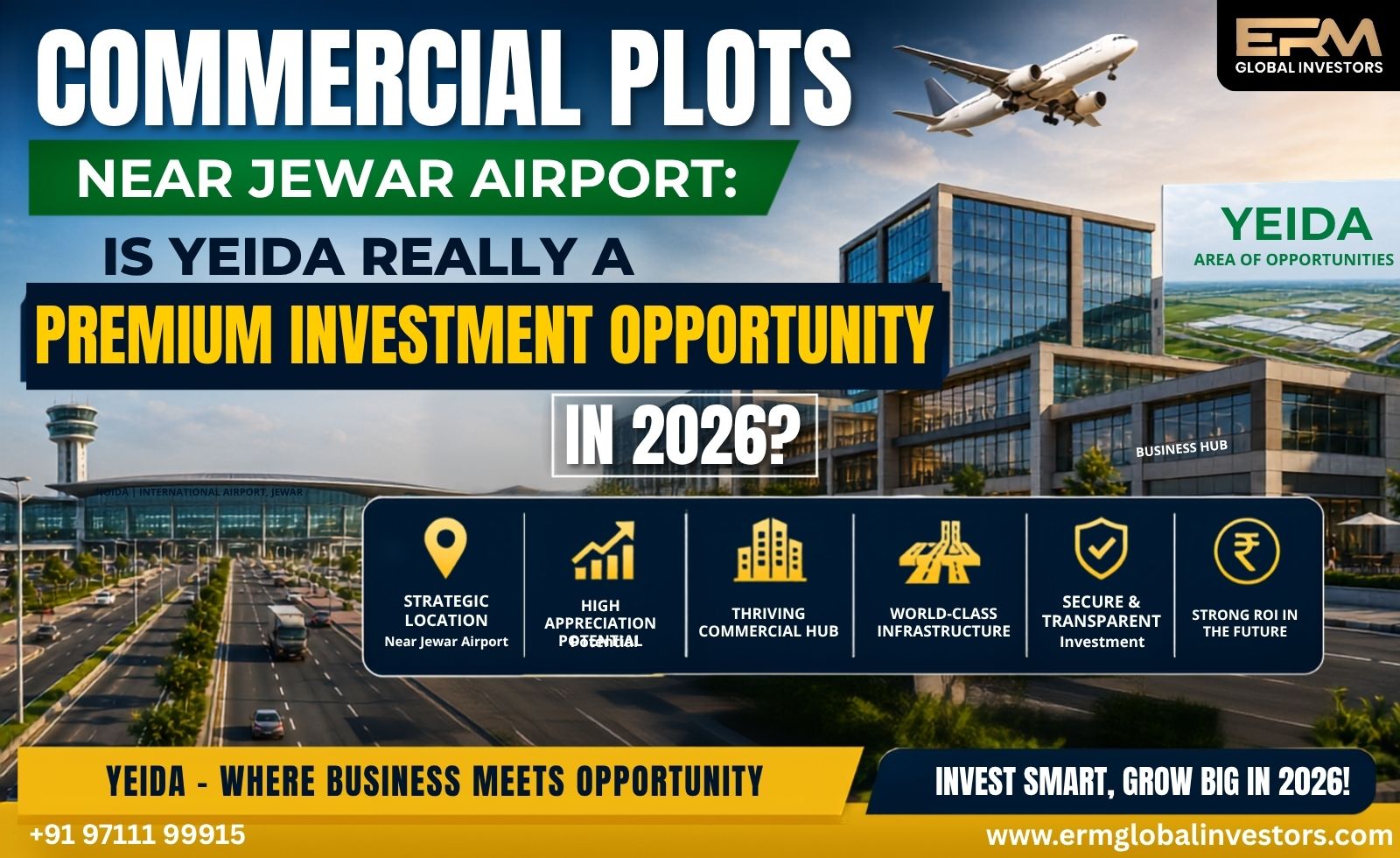 Commercial Plots Near Jewar Airport: Is YEIDA Really a Premium Investment Opportunity in 2026?