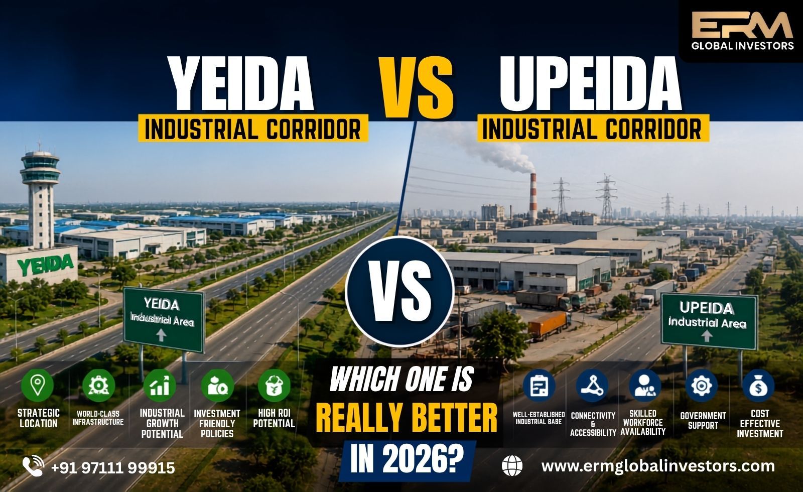 YEIDA vs UPEIDA Industrial Corridor: Which One Is Really Better in 2026?