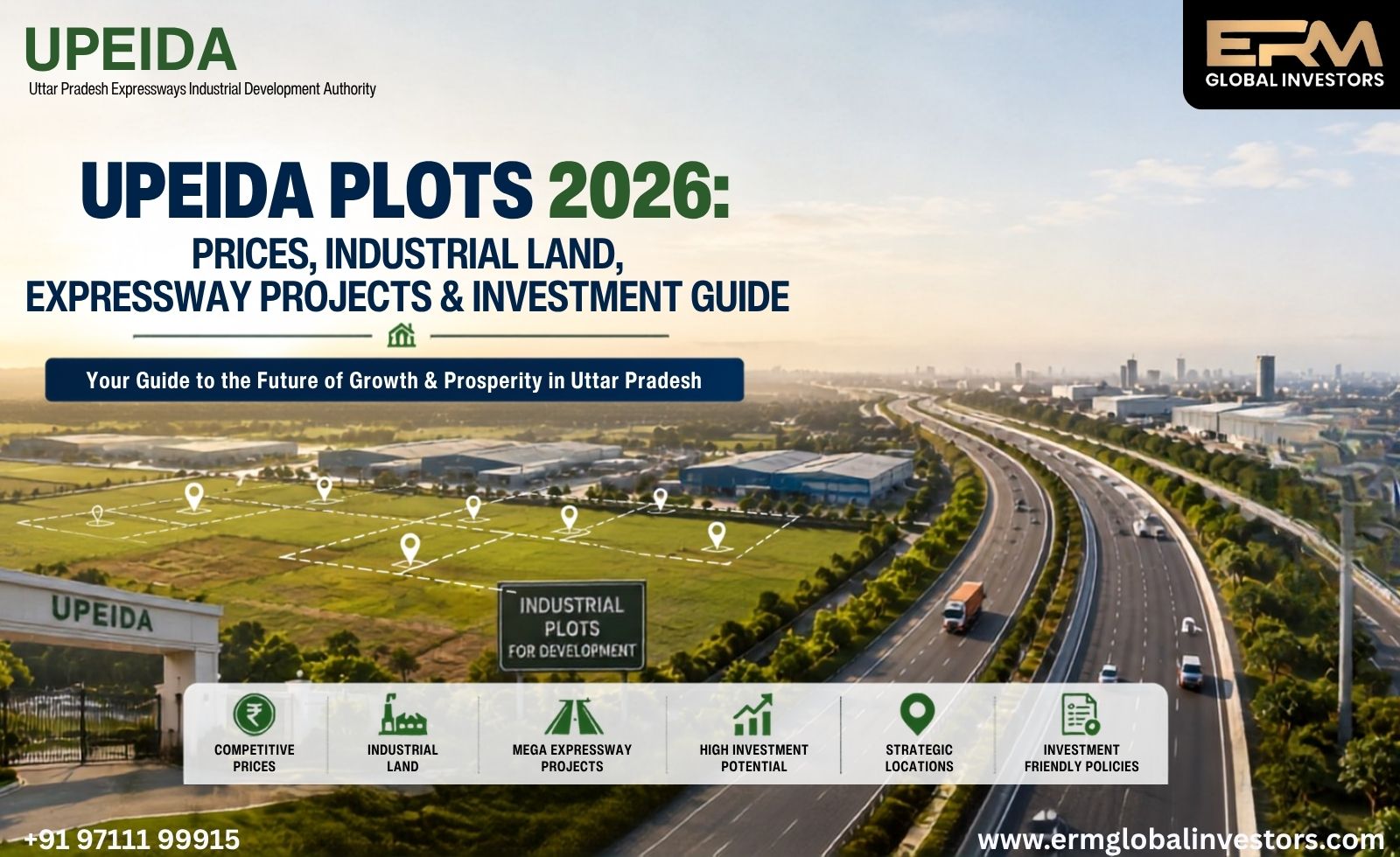 UPEIDA Plots 2026: Prices, Industrial Land, Expressway Projects & Investment Guide